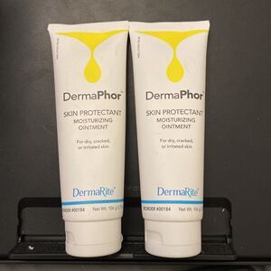 DermaRite DermaPhor Moisturizing Ointment Dry & Sensitive Skin Latex Free X 2